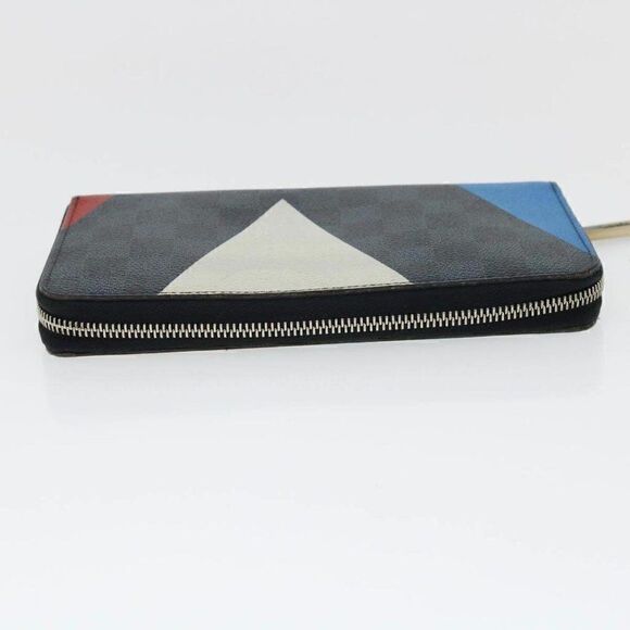 LOUIS VUITTON Damier Cobalt AmericasCup Zippy Organizer Long Wallet - Picture 4 of 12